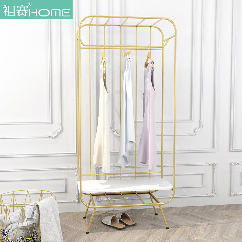铁艺衣柜 卧室衣帽架落地挂收纳架家用北欧轻奢挂衣架简易衣柜铁在类目 住宅家具, 架类, 衣帽架中 - 来自Buy2taobao.com提供专业的淘宝代购服务
