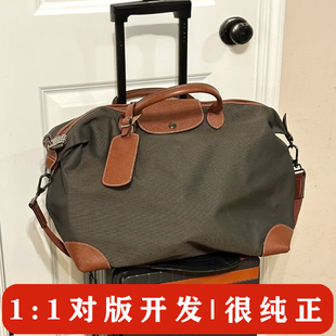 2025年轻便防水大容量尼龙旅行袋女短途手提牛津布出差健身行李包