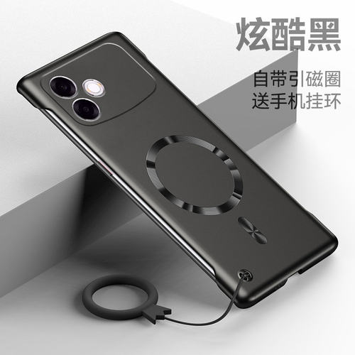 OPPOa6spro手机壳新款创意车载磁吸充电防摔半包硬壳适用OPPOa6s高级感商务奢华超薄无边框简约时尚款保护套