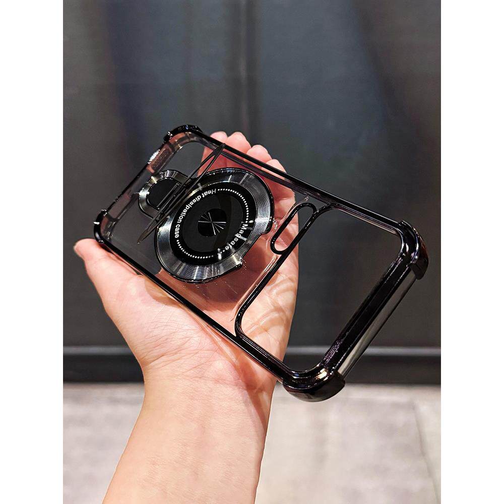 支架适用小米17promax手机壳15Ultra保护套14透明13新款12s高级感Civi5Pro全包硅胶红米k80气囊70防摔60软壳4