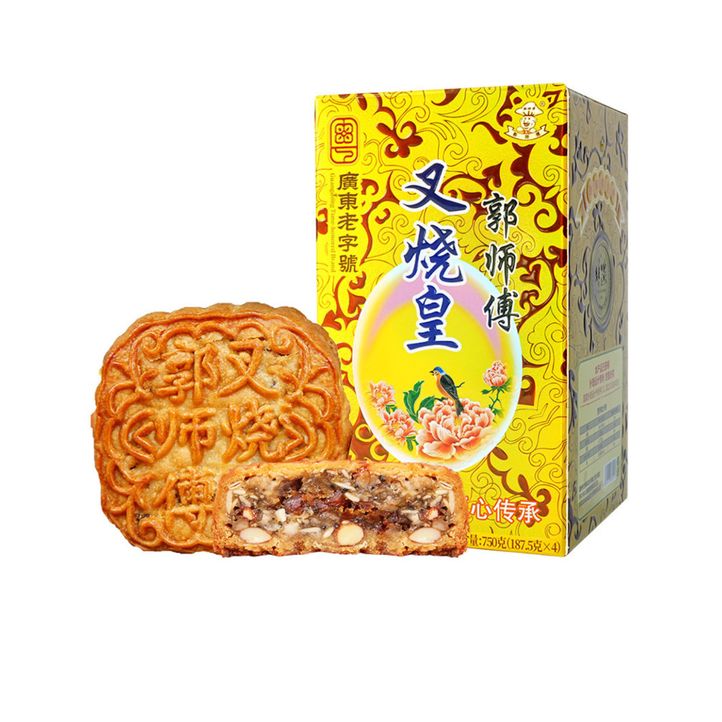 郭师傅叉烧皇月饼礼盒装750g