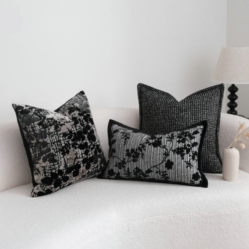 黑色系沙发靠枕抱枕腰枕抱枕