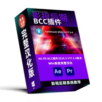 BCC插件2024.54名稱參數(shù)完整漢化版 支持Win系統(tǒng)AE和PR