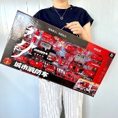 儿童工程车玩具套装 男孩消防车救火车模型幼儿园培训班送礼大礼盒