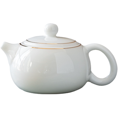 德化白瓷大小容量带过滤功夫茶具