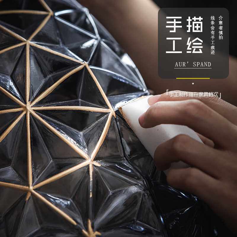 创意玻璃插花瓶家居装饰干花美式透明花瓶客厅复古花器电视柜摆件在类目 家居饰品, 花瓶/花器/仿真花/仿真饰品, 花器/花瓶, 花瓶中 - 来自Buy2taobao.com提供专业的淘宝代购服务