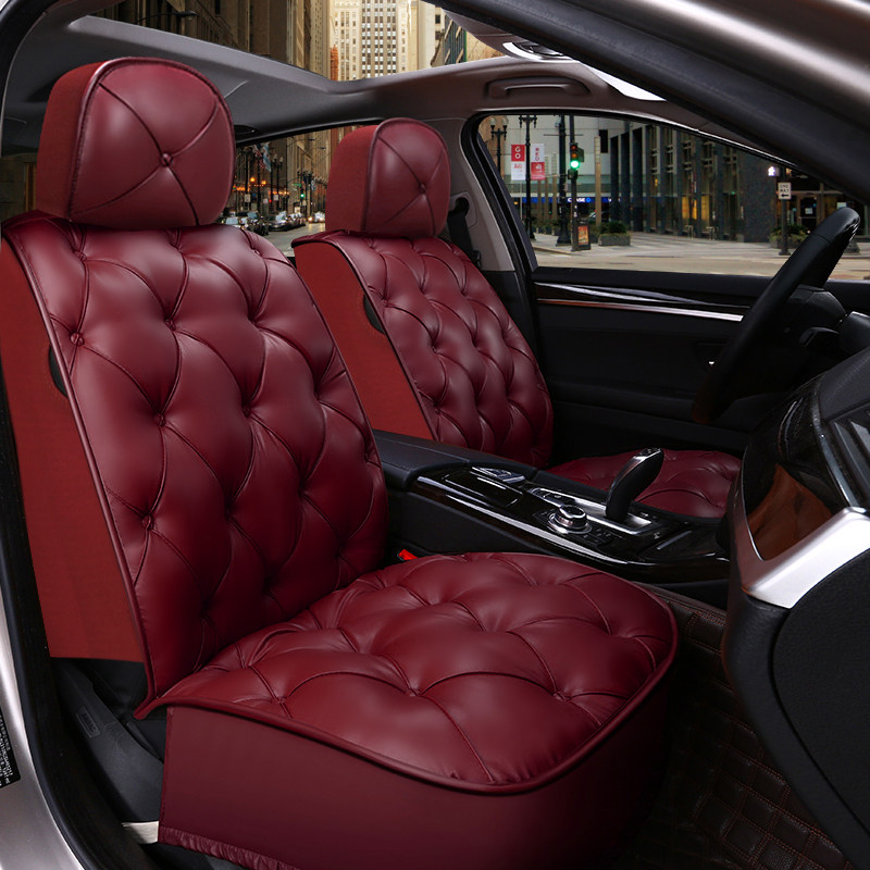 汽车座套四季通用女士羽绒座垫套五座全包围坐垫冬季座垫车座椅套
