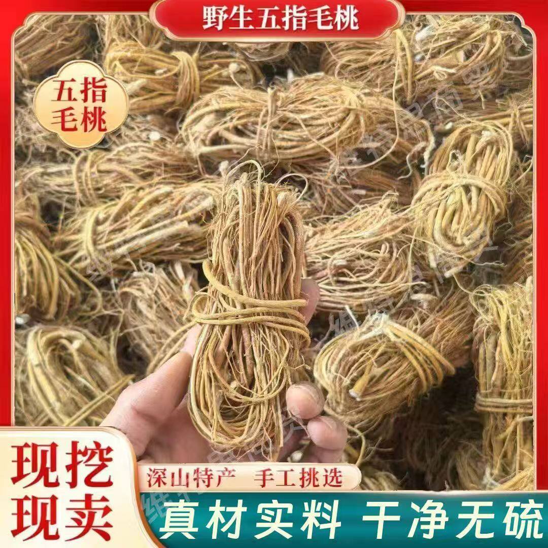 广西纯野生五指毛桃小捆无硫新鲜晒制干货炖汤泡酒特产五指毛桃