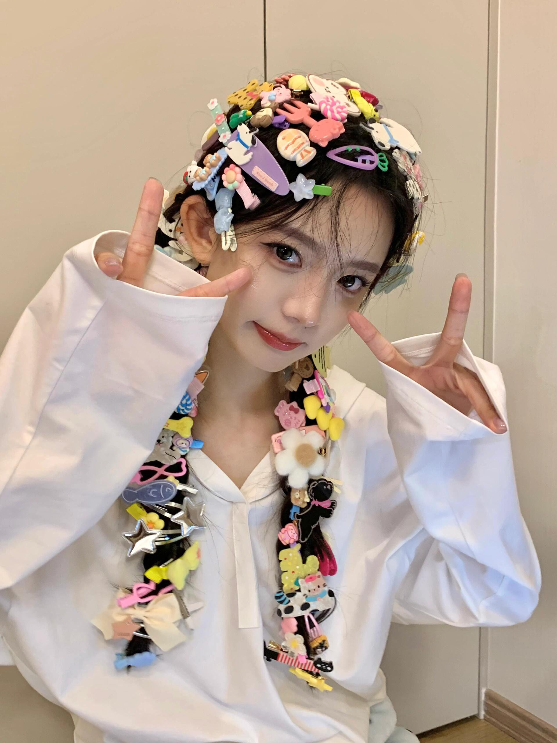 发夹大比拼•可爱发夹混装盲盒发饰卡通甜美刘海夹侧边百搭配饰品图片