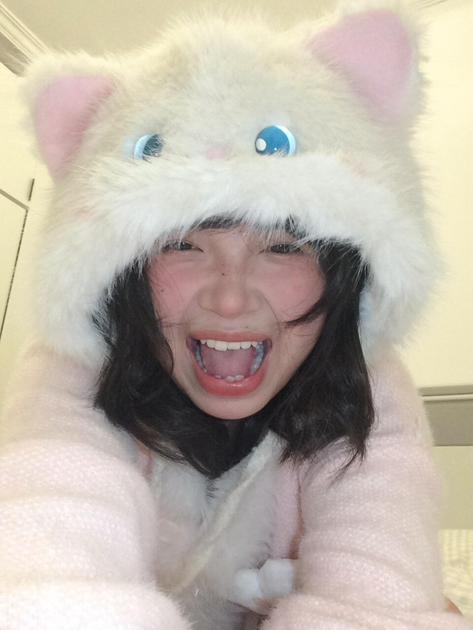 【拍拍我毛更顺滑】可爱潦草蓝眼睛布偶猫帽子女2025萌物保暖帽子