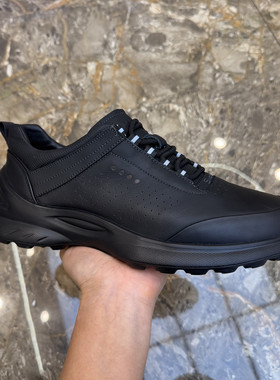 真皮男鞋2026新款休闲皮鞋系带厚底透气舒适百搭黑色男士运动鞋潮