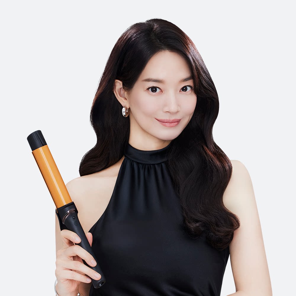 Glampalm黑钻涂层卷发棒GP628大波浪造型器持久定型不伤发美发器