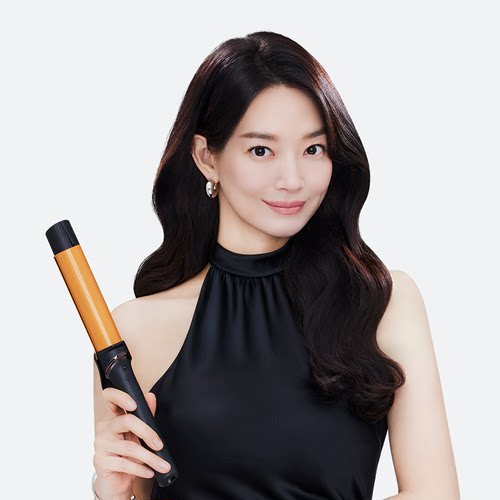 Glampalm黑钻涂层卷发棒持久定型