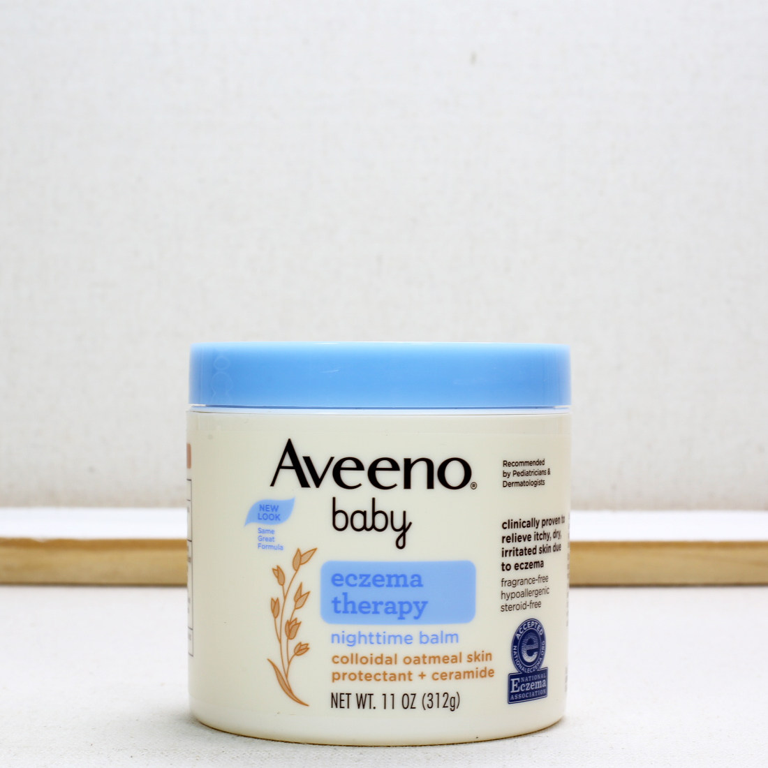Aveeno艾维诺湿新生疹婴幼儿宝宝晚霜面霜缓解干痒滋润修护润肤霜