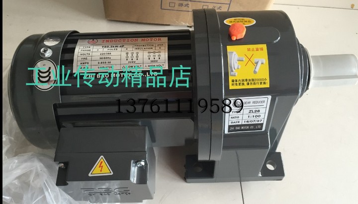 YS0.4KW-4P ZL22 1:10 ZL28 ZHI BAO马达至宝电机