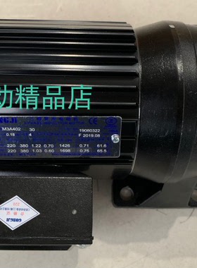 GONGJI工机电机   马达   M3A402  0.2KW  75:1  SH022