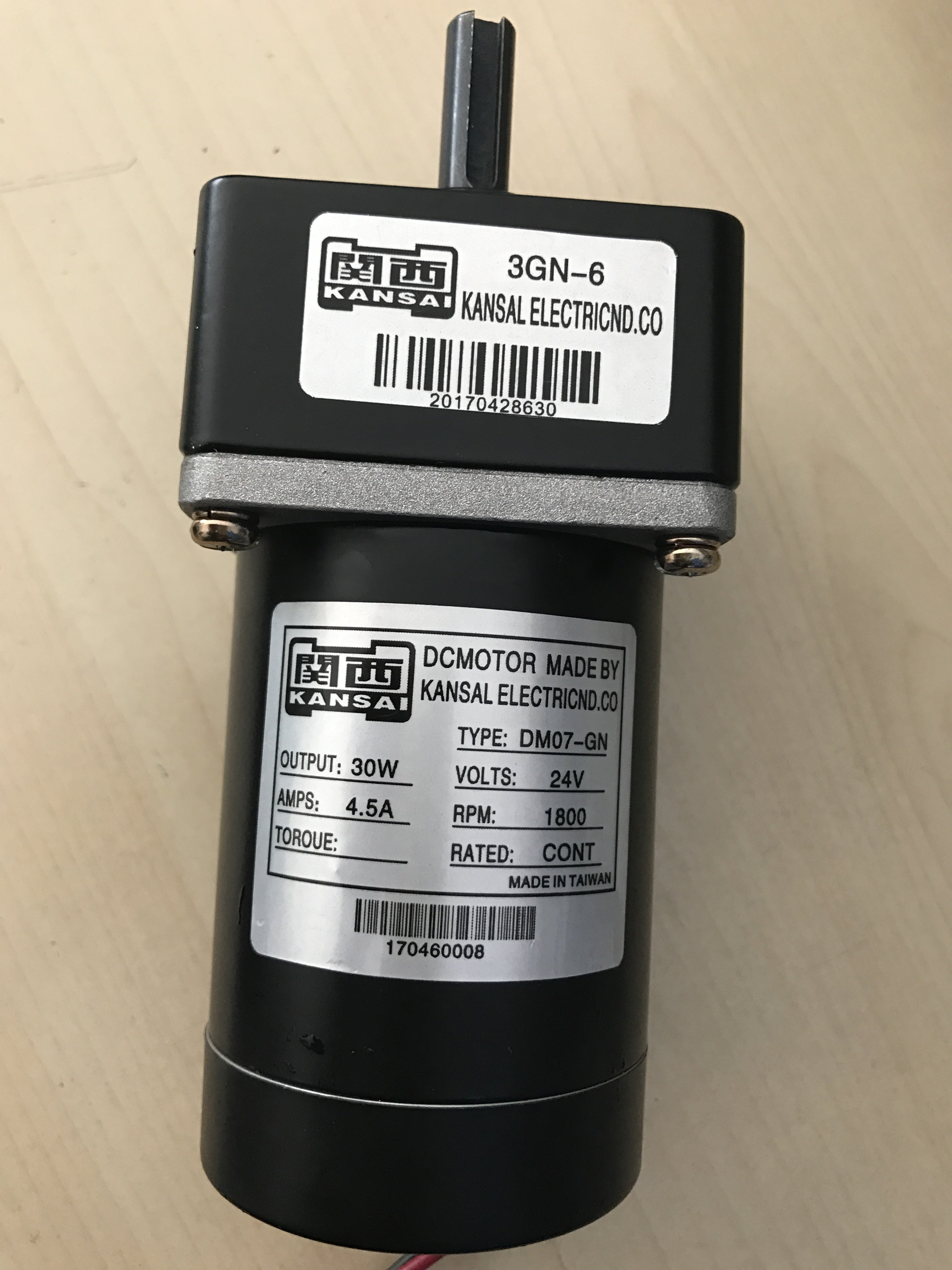 3gn-6  dm07-gn 30w kansai关西马达 kansai电机 关西牌 3gn-15x