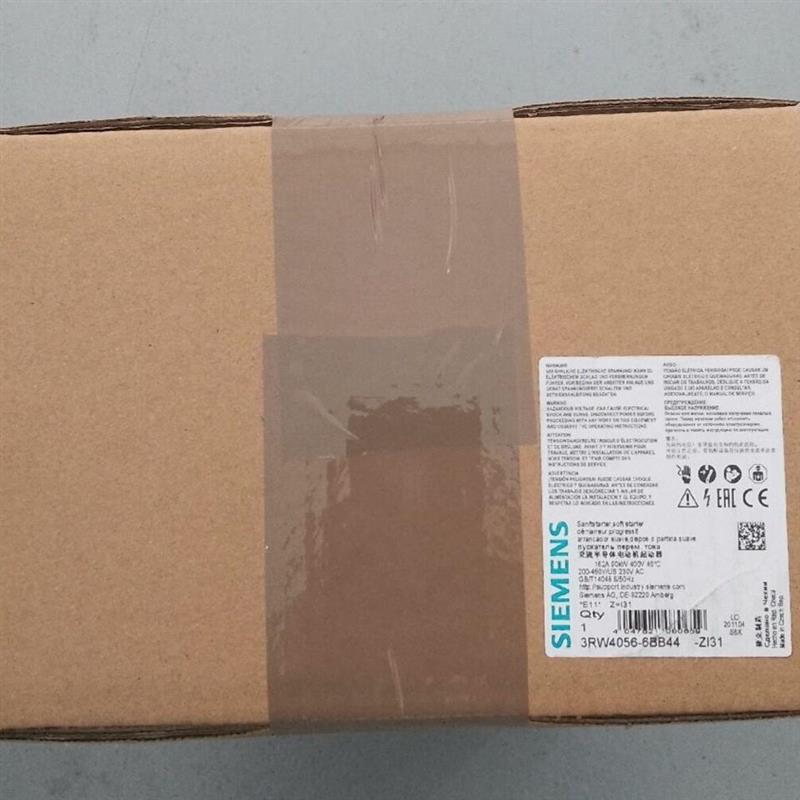 议价西门子全新原装软启动器3RW4056-6BB44现货特价3RW40566BB44