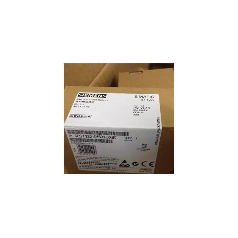 议价西门子6ES72324HB320XB0SM1232模拟量输出模块6ES7232-4HB32-