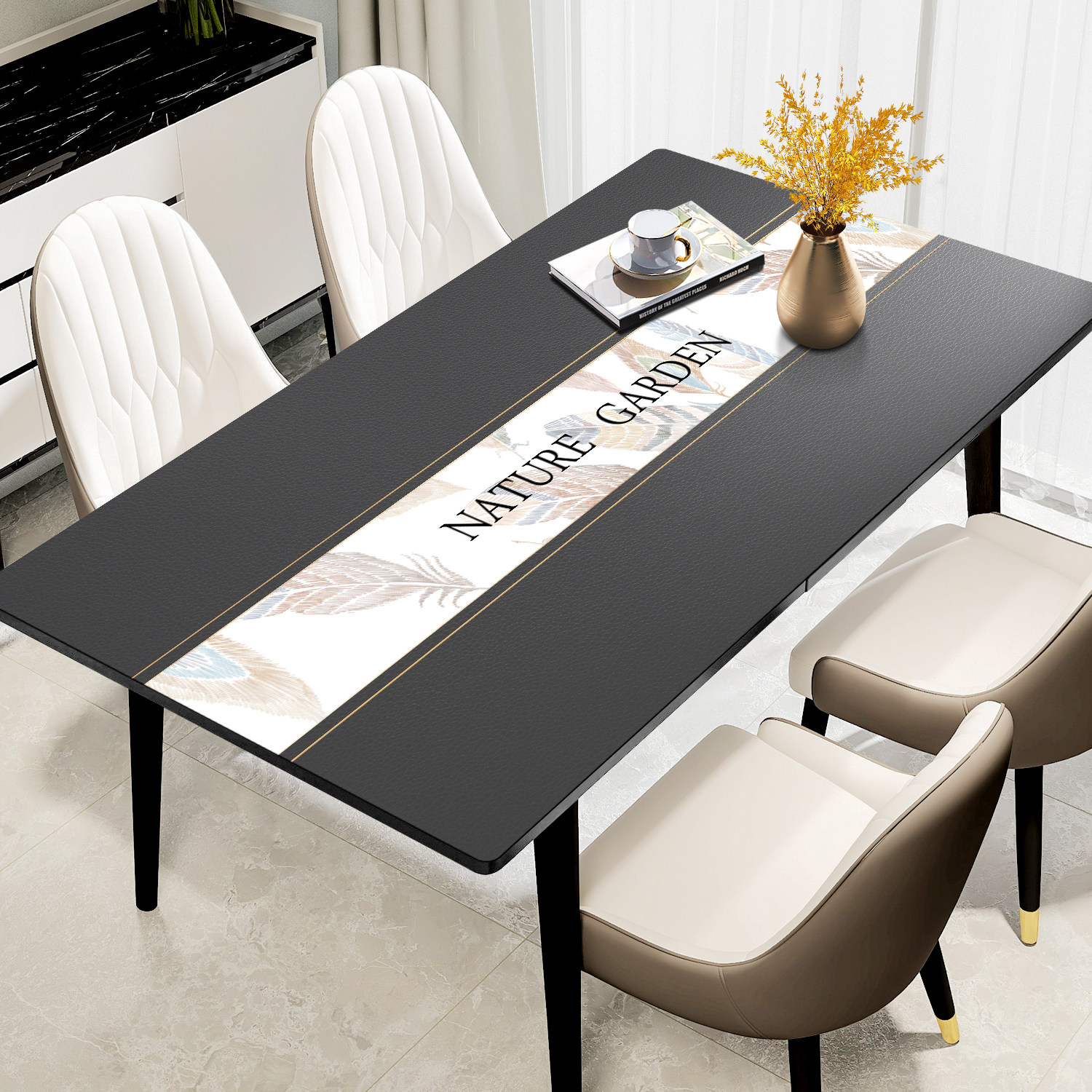 茶几桌布防水防油免洗轻奢北欧pvc餐桌垫家用防烫隔热长方形台布,居家布艺,桌布,淘宝优惠券,粉丝福利购,淘宝优惠卷