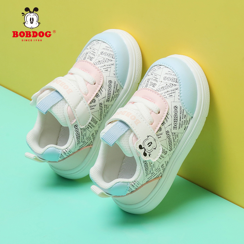 巴布豆春秋新款宝宝鞋女童学步鞋