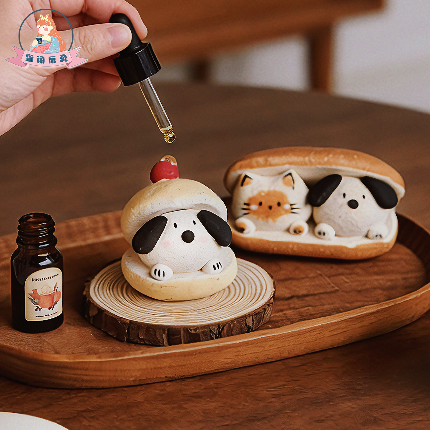 玺闻乐见创意手工摆件扩香可爱桌面猫咪摆件车载装饰治愈萌系礼物,家居饰品,桌面摆件,淘宝优惠券,粉丝福利购,淘宝优惠卷