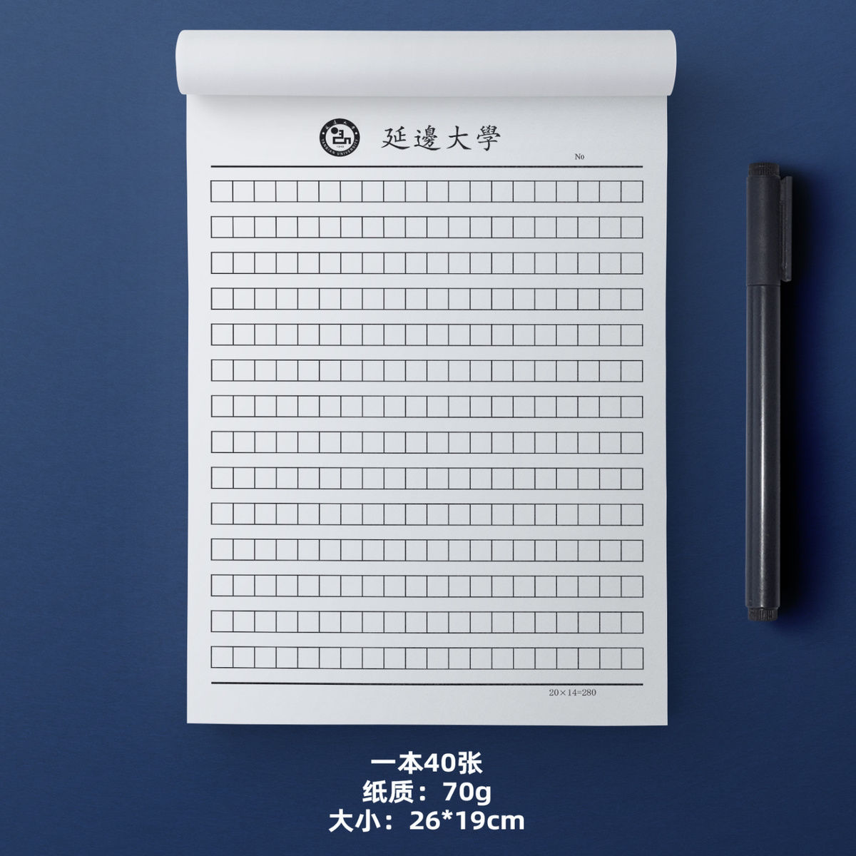 延边大学稿纸 延边大学抬头信纸信笺 电子版延大作业纸入党申请模