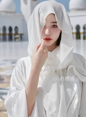 埃及摩洛哥旅拍包头巾公主异域风情写真雪纺丝巾