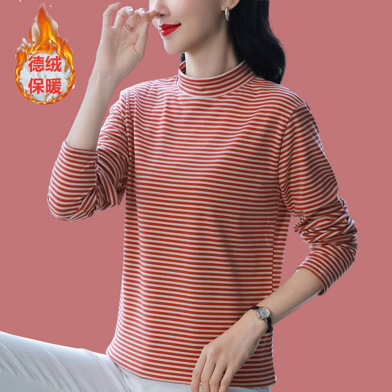 2025秋冬新款女士大码打底衫