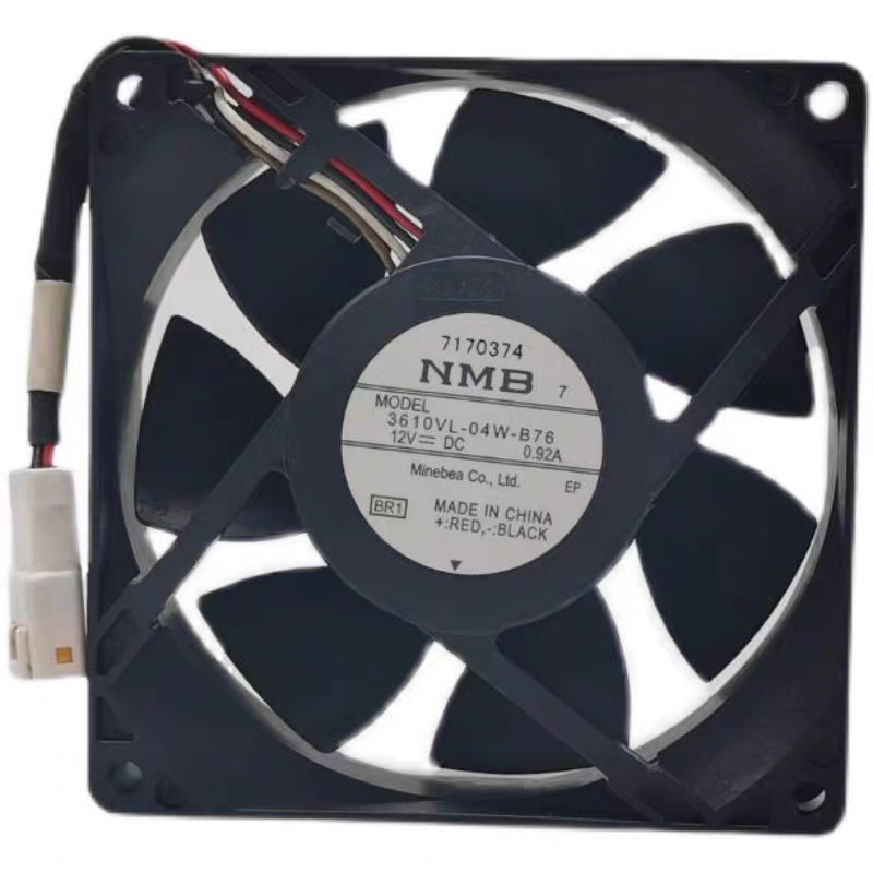 NMB 3610VL-04W-B76 12V 9225 4线PWM调速9CM 光伏逆变器散热风扇