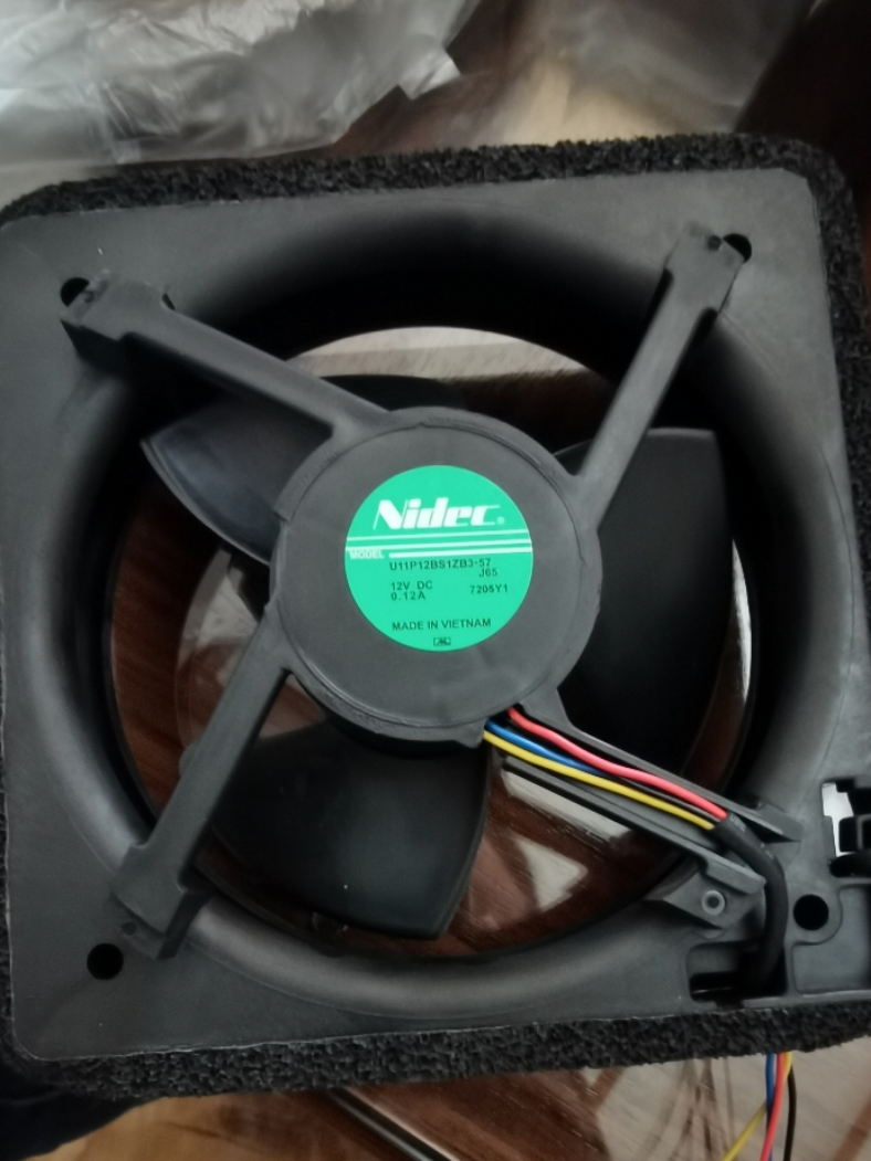 松下冰箱配件12V0.12A冷风风扇