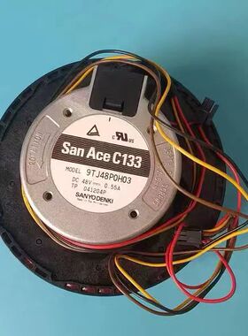 9TJ48P0H03 DC48V 0.55A 4线SanAceC133原装日本进口离心风机风扇