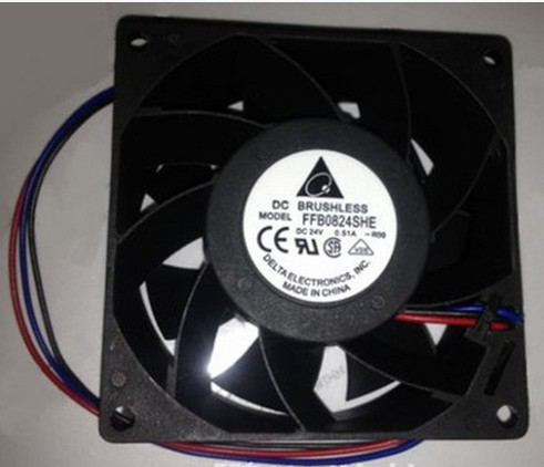 电梯配件 8CM变频器风扇 CV330A变频器风扇 FFB0824SHE DC24V