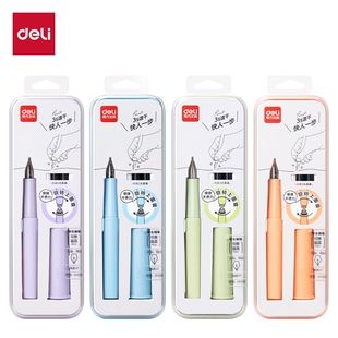 得力钢笔SF539速干笔学生专用可替换小学生四年级字帖练字墨囊式