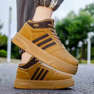 单飞燕踢毽子鞋中高帮运动休闲鞋男女系带高弹爆米花毽球鞋训练鞋