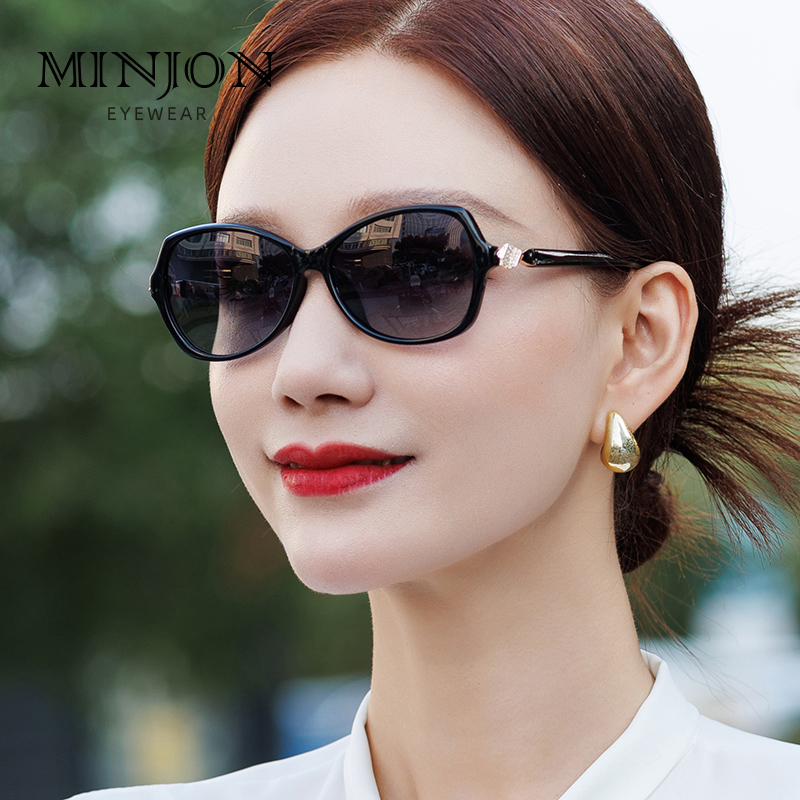 偏光墨镜女高级感ins2025新款大脸显瘦开车专用 防紫外线太阳镜女