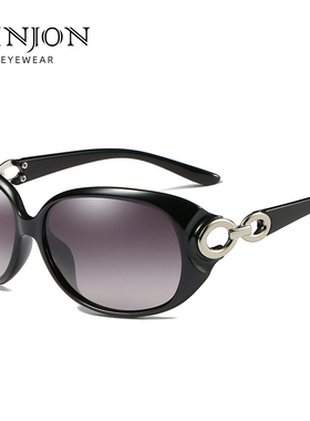 太阳眼镜女美式潮大框圆脸