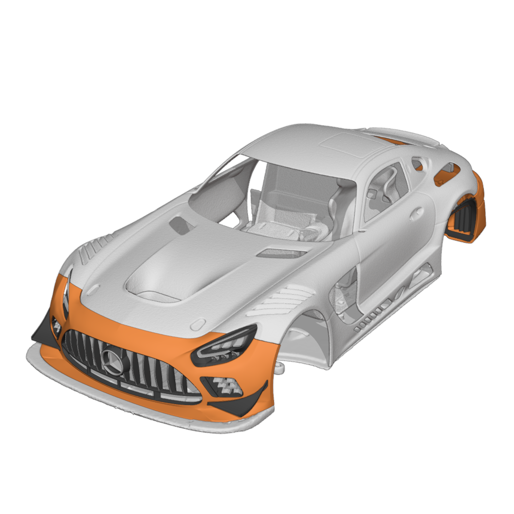 锐牌灯厂 1/24 AMG GT3 EVO 车体改件 适配田宫