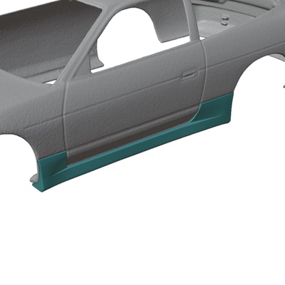 锐牌灯厂 1/24 日产180sx/s13 nismo侧裙 适配富士美