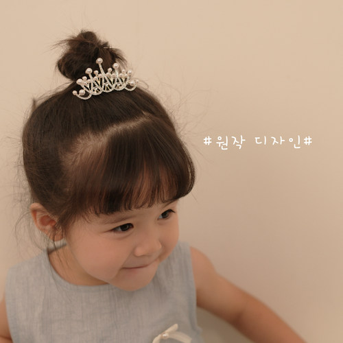 韩国儿童皇冠发饰碎发卡头饰