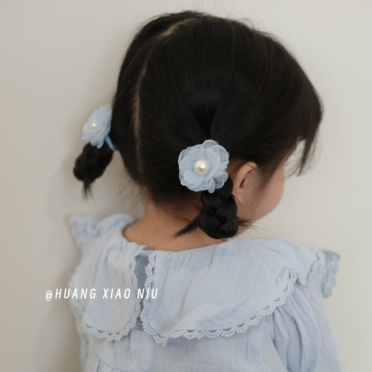 韩版新款蓝色花朵珠珠发绳儿童发饰小女孩扎头发头绳,童装/婴儿装/亲子装,发饰,淘宝优惠券,粉丝福利购,淘宝优惠卷