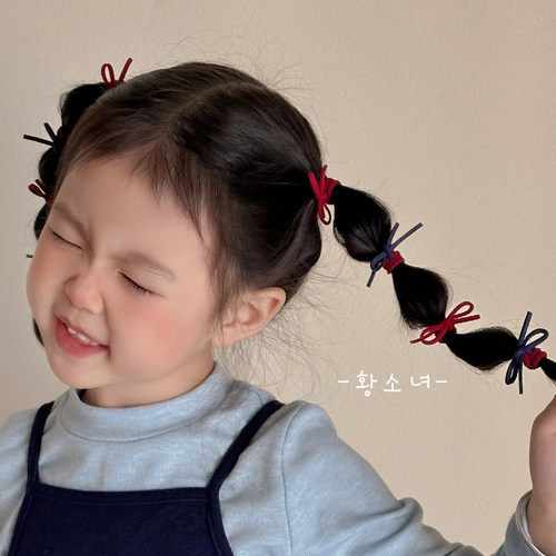 黄小妞儿童可爱蝴蝶结发绳