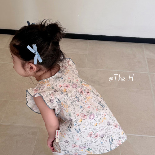 黄小妞手工蝴蝶结宝宝不伤发发夹