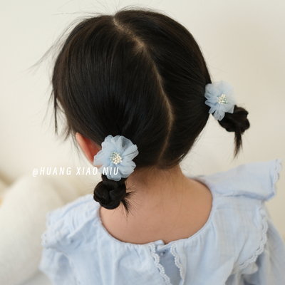 韩版ins风高级儿童蝴蝶结发绳