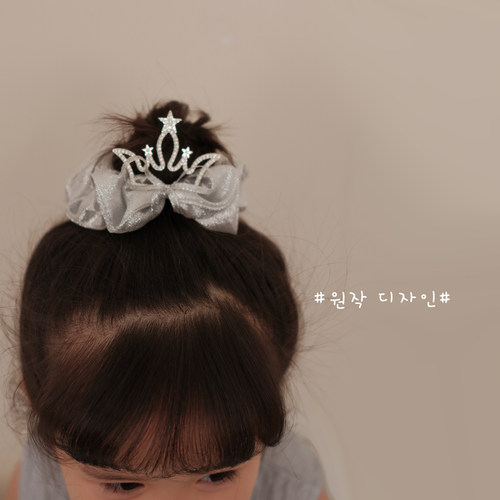 韩国儿童发圈女童皇冠发饰