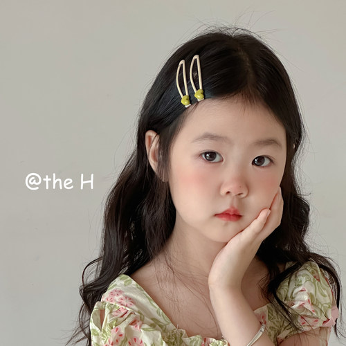 韩版森系爱心对夹女童甜美发饰