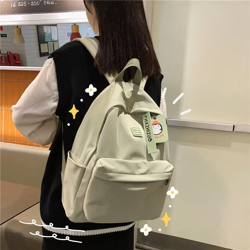 书包女2025新款韩版高中生大学生校园简约小清新日系中学生双肩包