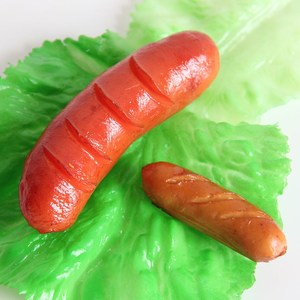 仿真烤肠模型食品食物香肠火腿肠热狗拍摄道具假烧烤食材西餐玩具
