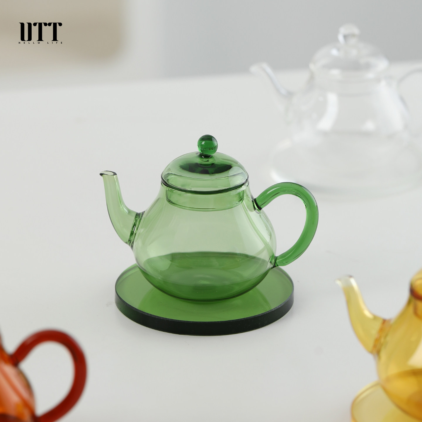 耐高温玻璃茶壶泡茶家用2026新款小梨壶一人用泡茶壶高硼硅茶具