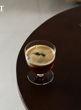 高级水晶杯玻璃酒杯高脚杯冷萃咖啡杯家用鸡尾酒杯威士忌杯红酒杯